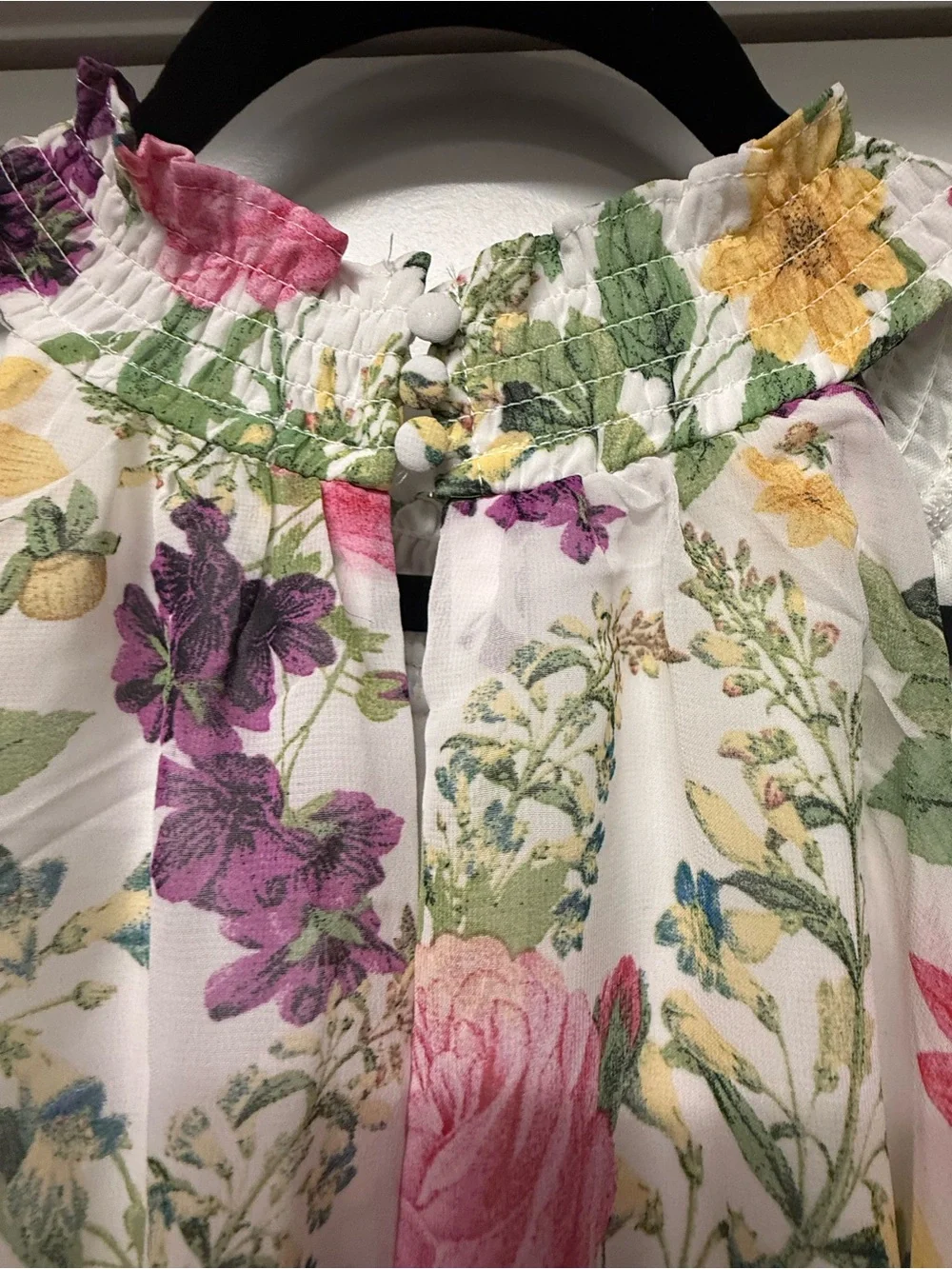 Nina Leonard Floral Sleeveless Tiered Maxi Dress | Size 1X - Picture 9 of 9